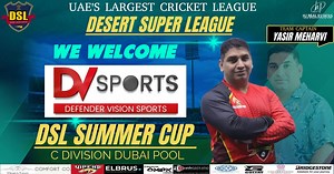 Announcing the next team DSL, *UAE's largest and most premium cricket league!* *Defenders CC* will be playing in the *Sevens Pool* from *Mid April* ! Umpire Reviews , Ball Tracking, Ball Speed, HD Video Highlights and *DRS TECHNOLOGY ! Ajman, DC Stadium, Sevens, ICC and Al Barsha! Div A, B, C and Social Pools! All the action begins *April 15th* ! | DSL Cricket