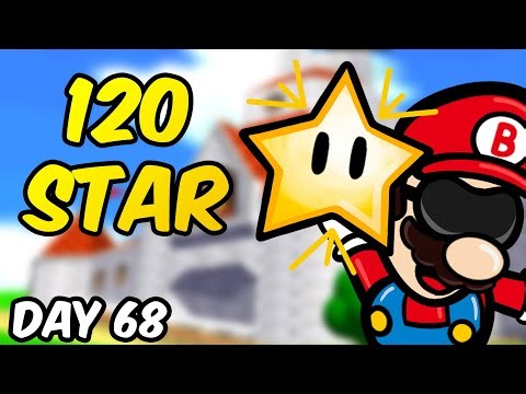 BLINDFOLDED SM64 - 120 Star for World Record (Day 68)! LLL100 & 16 Star COMEBACK!