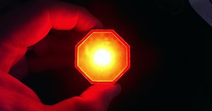 Stoptix automatic brake light warns against rear-end collisions .... before you touch the brakes