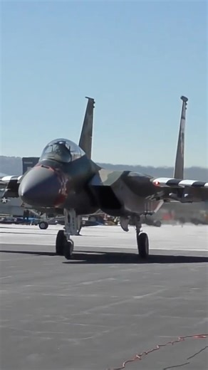 Rare Look at the F-15C Eagle Up Close #subscribe #military #aviation 🔥