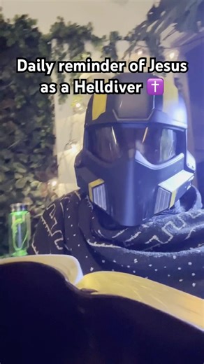 Helldiver reads the Bible, Luke 12:32 ✝️ #helldivers2