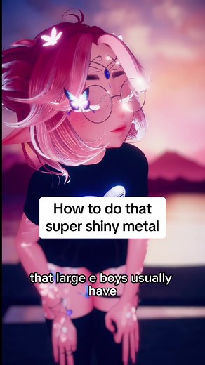 How to get that super shiny metal on your avatar #vrchat #vrchatavatar