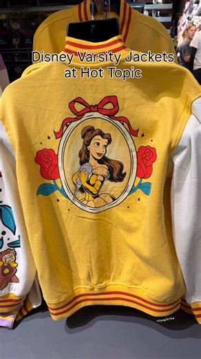 3.6K views · 6.6K reactions | Hot Topic has Belle and Rapunzel varsity jackets in-store and online! These are a super cute way to join in on the varsity jacket trend. ✨✨✨ #belle #rapunzel #varsityjacket #disneyprincess | The Disney Fashionista | Facebook