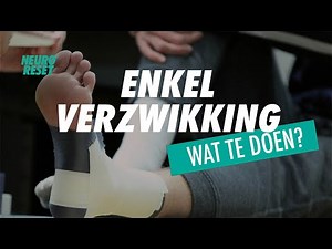 Wat te doen na een verzwikte enkel?