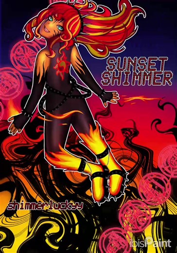 Sunset Shimmer Demon Form Redesign Inspiration