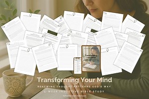 Transforming Your Mind Bible Study: 5-week Inductive Workbook (PDF Download) - Etsy