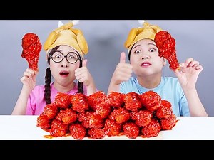 Fried Chicken Spicy Fire Sauce Challenge DONA