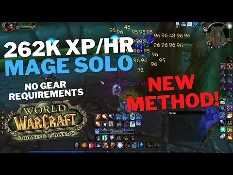 (NEW METHOD) TBC Solo Mage Slave Pens AoE Boost One Pull 60-70 (NO GEAR and NO CONSUME Requirements)