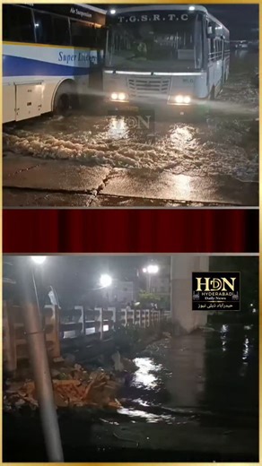 16K views · 27 reactions | Imlibun bus depot me bhi musi river ka paani hua daakhil.... halath ho rahe hain kharaab...#Hyderabad | Hyderabad Daily News | Facebook