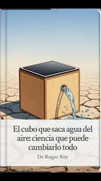 The cube that generates water from the air: a new scientific invention that could change the world.