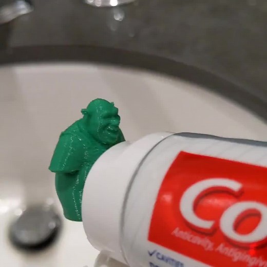 Get the Hilarious Shrek Toothpaste Filter in Design and Art Category