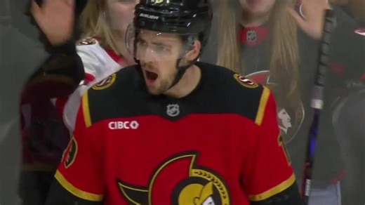 Senators’ Batherson goes upstairs just 49 seconds into the first period
