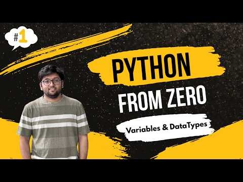 Ep. 1 | First Program, Variables, Data Types & Syntax.