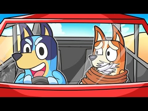 BLUEY AND BINGO HAVE A LONG TRIP THROUGH THE DESERT IN ROBLOX 😨