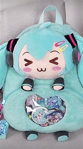 Is This a Backpack or a MIKU Plush? 🎒 #shorts #hatsunemiku