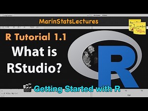 What is RStudio and Why Should You Download It (R Tutorial 1.1) Video Lecture