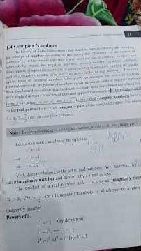 Complex numbers system part-1