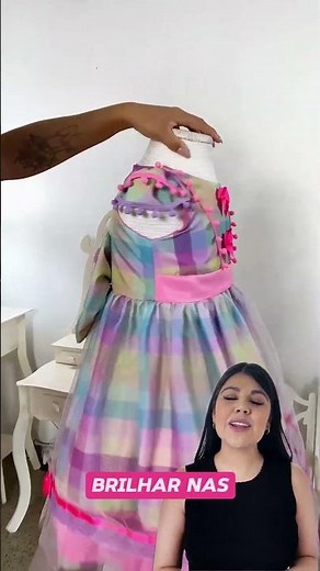 Vestido Festa Junina Luxo