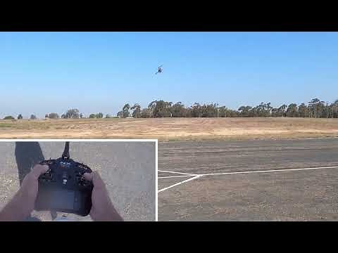 R/C Helicopter Basic 3D Maneuvers Back Flip, Front Flip, Roll Out