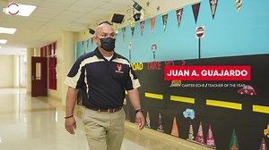 1.9K views · 56 reactions | Congratulations to Juan A. Guajardo from Jimmy Carter ECHS on being named Campus Teacher of the Year. #LJISDTowardSuccess | La Joya ISD | Facebook