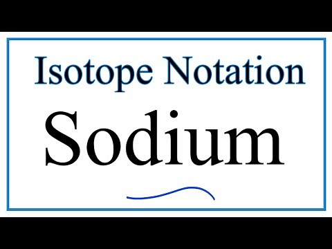 Notation for Isotopes of Sodium (Na)