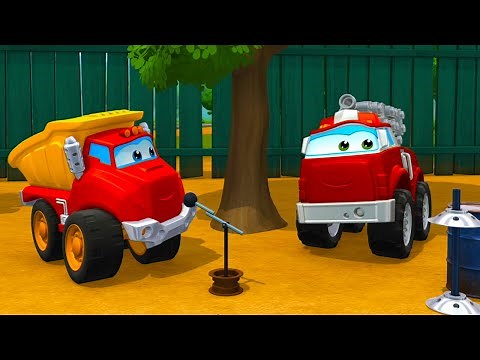 Mystery Muddy Truck | Car Cartoons for Kids | The Adventures of Chuck & Friends