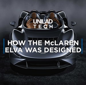85K views · 1.2K reactions | McLaren's insane Elva roadster doesn't have a windshield. Instead it uses an active air system that creates a cocoon for passengers 樂 | UNILAD Tech | Facebook
