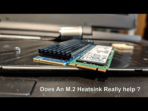 Does An M.2 Heat Sink Actually Help Lower SSD Temperatures ?