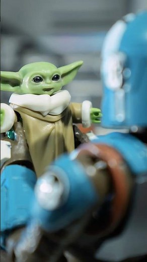 Blokees Mandalorian & Grogu Stop Motion 🔥 #stopmotion #starwars #blokees #mandalorian ‪@Blokees‬