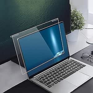 WLWLEO Laptop Screen Protector Film for 12-17 inch Display Hanging Anti Blue Light Filter& Screen Protector for Eyes Anti-Glare Film for Computer Screens,12"(300 * 195)