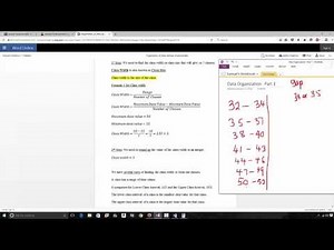 Organization of Data - Part 1
