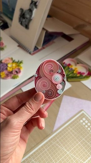 #quilling Paper egg for Easter 🐣