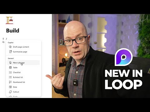 New in Loop. What is a /New subpage?