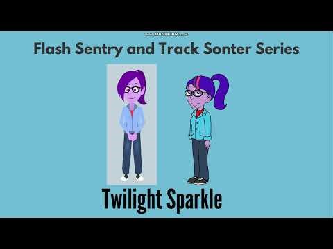 Flash and Track Characters in Vyond and Comedy World version