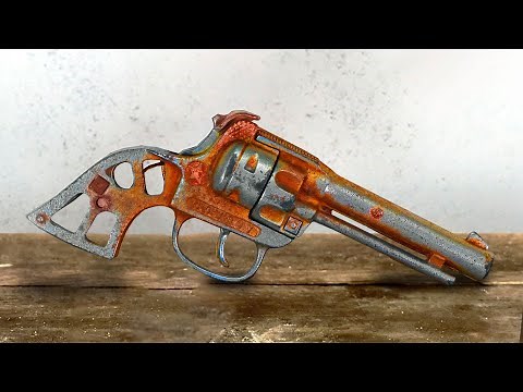 Rusty Revolver Colt 45 Restoration - Cap Gun 1950's