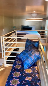 Unique tiny house loft office lounge