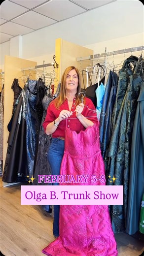 Gabrielle | Luxury Dress Shop on Instagram: "The Olga B. Trunk Show has arrived at Gabrielle and it is FANTASTIC 💜 Don’t miss out! This spectacular collection is here for a limited time only, Feb 5-8th ✨ If you or anyone you know are looking for something spectacular to wear to an upcoming event, come on in to Gabrielle and let our Dress Specialists help you find your perfect match in dress form! 💃 To book your private appointment today, kindly visit ✨Gabrielles.shop✨ or give us a call! We can