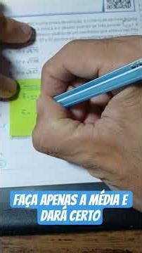 Here's the trick to this question! Just calculate the arithmetic mean.