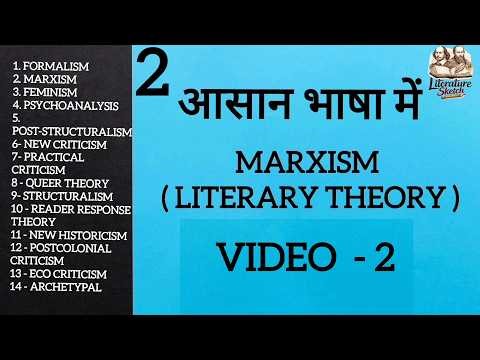 📚 What is marxism? | Literary Theory | hindi | easy explaination | video -2 |