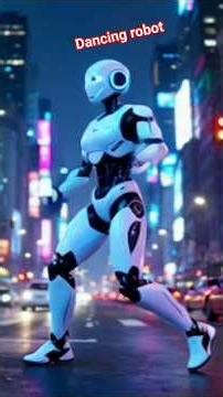 A robot does a cool dance move👾💃#robot #dancevideo #ai #animals #viral #viralshort