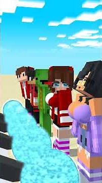 WHO'S HAS THE STRONGEST KICK? HELP MAIZEN WIN #minecraft #minecraftanimation