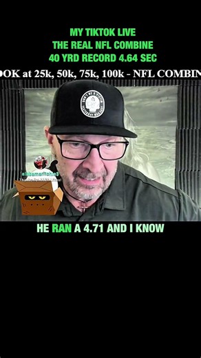 My 40 Time - TikTok Live - Tony Mandarich