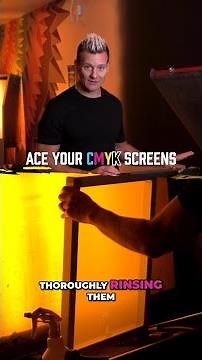 Great CMYK Screen Prints rely on a dialed darkroom!