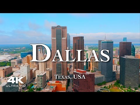 DALLAS in 10 Min 🇺🇸 Drone Aerial 4K | Texas Fort Worth TX | USA United States of America