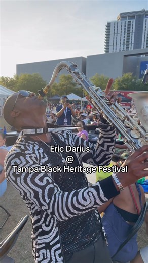 The Tampa Bay Black Heritage Festival kicked off its 25th year on Saturday. Saxophonist Eric Darius wowed attendees with his performance. READ MORE: https://fox13news.com/news/tampa-bay-black-heritage-festival-marks-25-years-heart-soul | FOX 13 News - Tampa Bay
