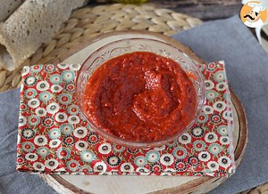 Recette de tartinade aux poivrons rouges pour l'apéritif