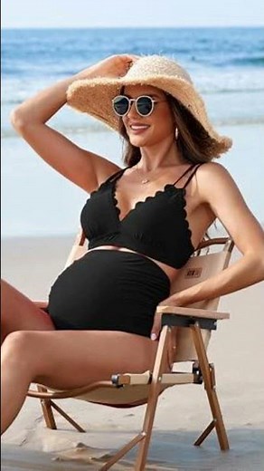 Charmo Maternity Swimsuit: Style & Comfort!
