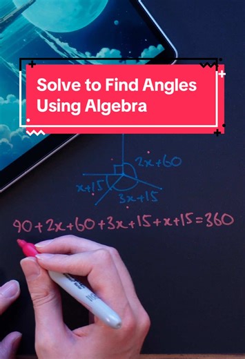 Solve to Find Angles Using Algebra
