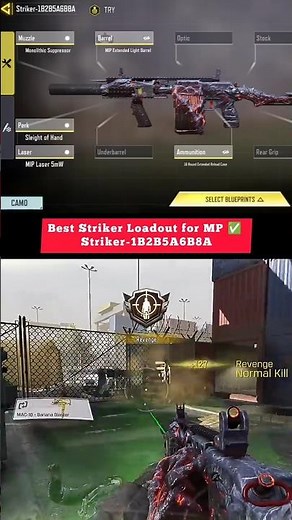 Best Striker Gunsmith for MP 🔥✅ | High Damage Shotgun Loadout & Attachments | Call of Duty Mobile