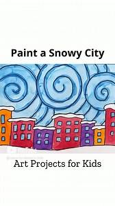 2.6K views · 11 reactions | Simple drawing projects make for simple and fun painting projects. | Art Projects for Kids | Facebook